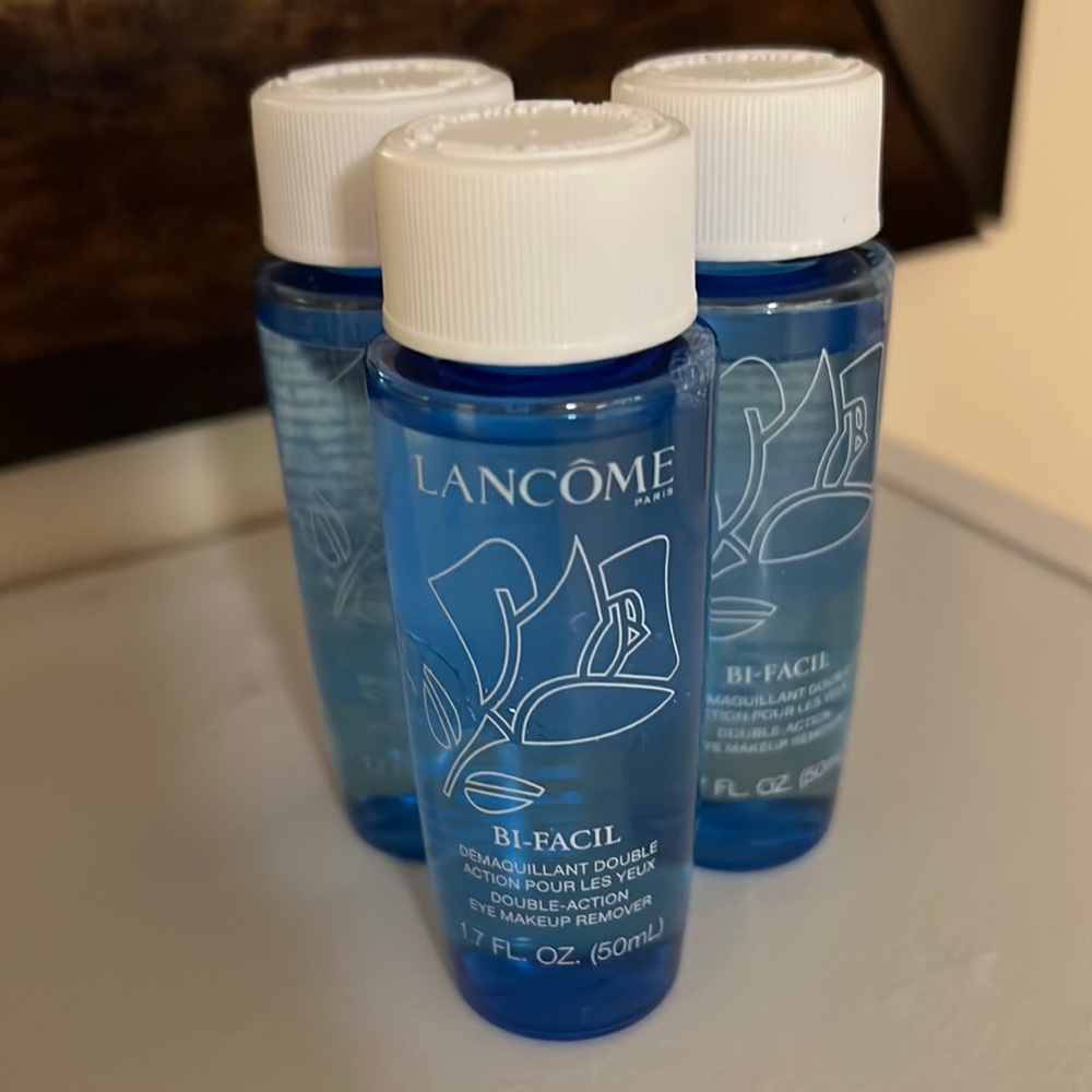 3 Travel size Lancome Bi-Facil
